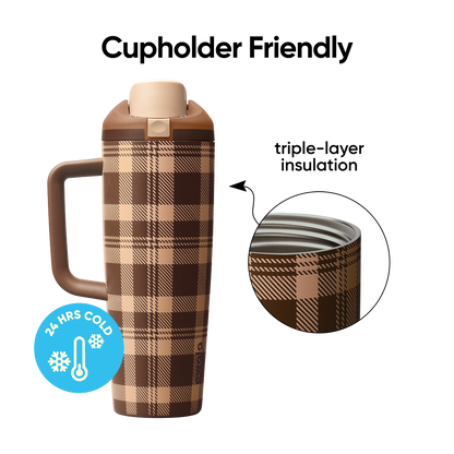 FreeSip® Tumbler Plaid and Simple - 30oz