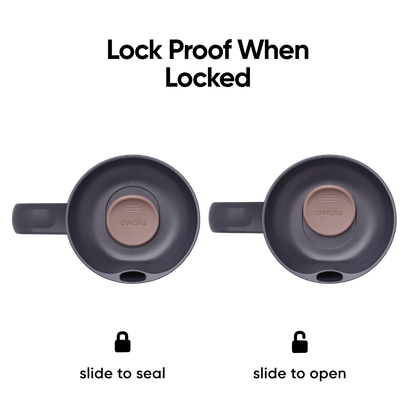 SmoothSip® Slider with Handle Desert Smoke - 12oz